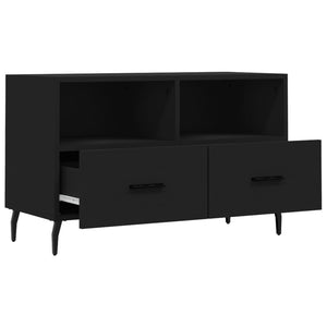 Schwarzer TV-Schrank 80 cm