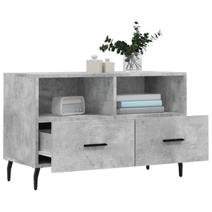 Betongrauer TV-Schrank 80 cm