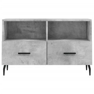 Betongrauer TV-Schrank 80 cm