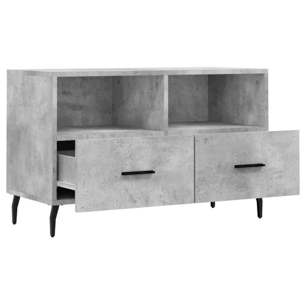 Betongrauer TV-Schrank 80 cm