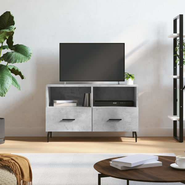 Betongrauer TV-Schrank 80 cm