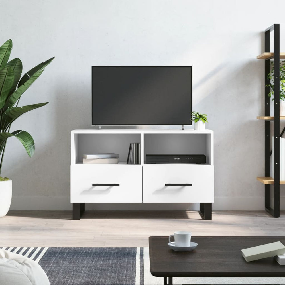 Weißer TV-Schrank 80 cm