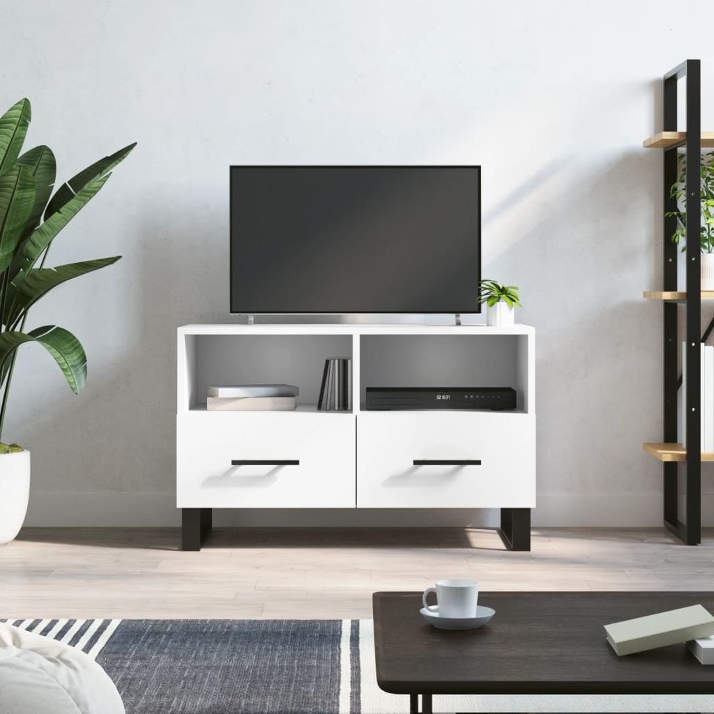 Weißer TV-Schrank 80 cm