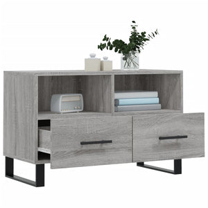 TV-Schrank Grau Sonoma 80 cm