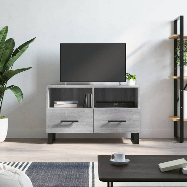 TV-Schrank Grau Sonoma 80 cm