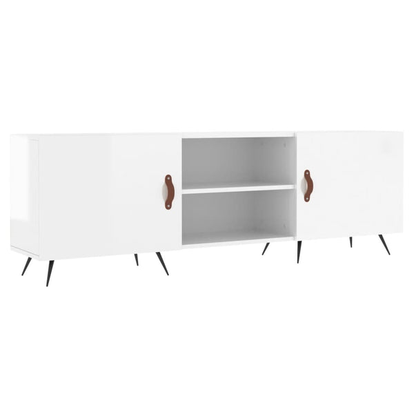 TV-Schrank Hochglanz Weiß 150 cm
