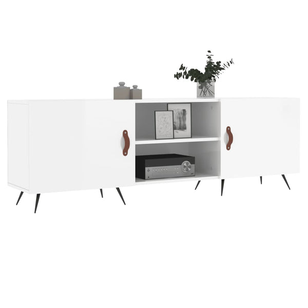 TV-Schrank Hochglanz Weiß 150 cm