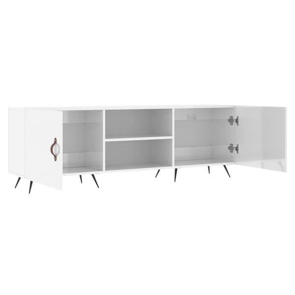 TV-Schrank Hochglanz Weiß 150 cm