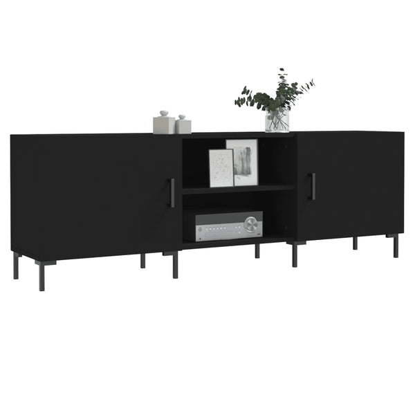 Schwarzer TV-Schrank 150 cm