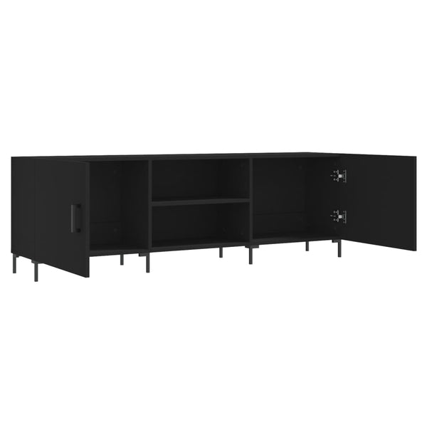 Schwarzer TV-Schrank 150 cm