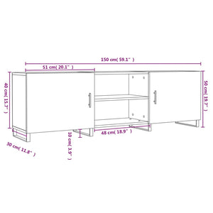 TV-Schrank Sonoma-Eiche 150 cm