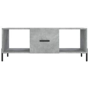 Betongrauer Couchtisch 102x50 cm