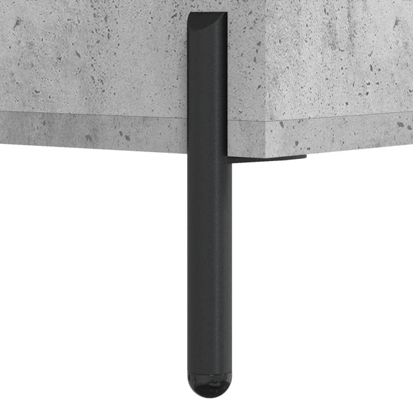 Betongrauer Couchtisch 102x50 cm