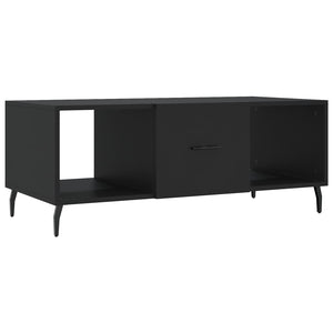 Schwarzer Couchtisch 102x50 cm