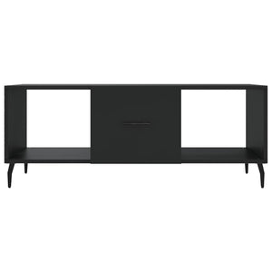 Schwarzer Couchtisch 102x50 cm