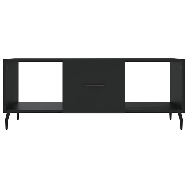 Schwarzer Couchtisch 102x50 cm