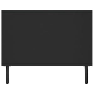 Schwarzer Couchtisch 102x50 cm