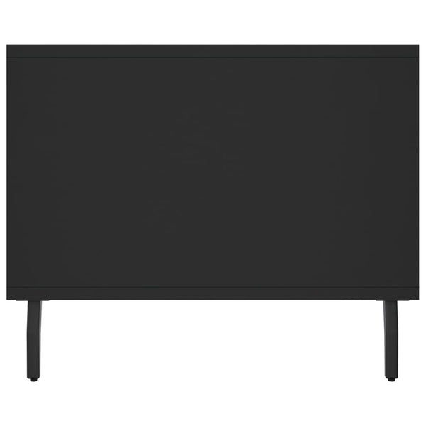 Schwarzer Couchtisch 102x50 cm
