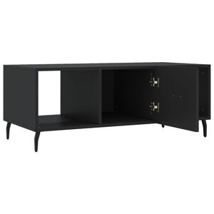 Schwarzer Couchtisch 102x50 cm