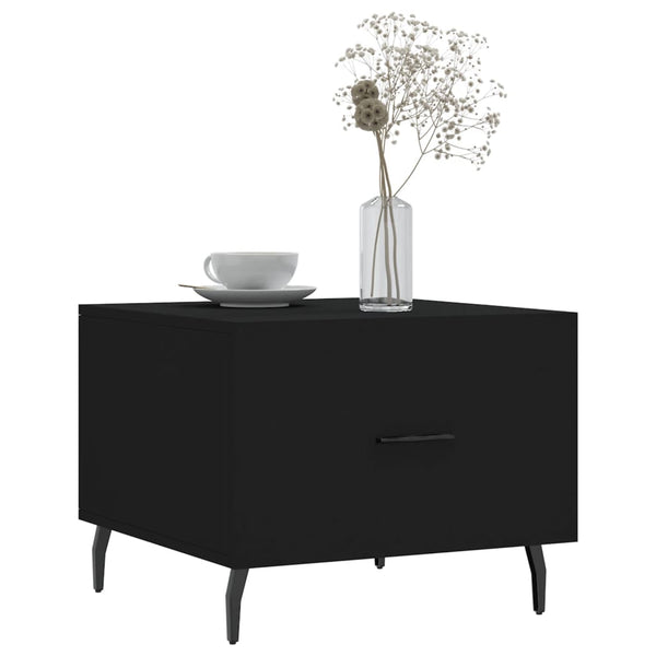 Schwarzer Couchtisch 50x50 cm