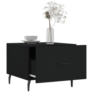 Schwarzer Couchtisch 50x50 cm
