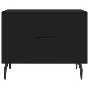 Schwarzer Couchtisch 50x50 cm