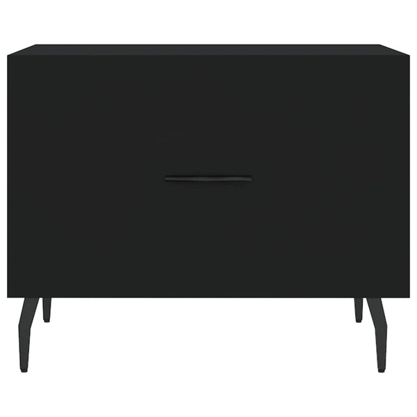Schwarzer Couchtisch 50x50 cm