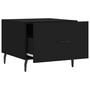 Schwarzer Couchtisch 50x50 cm