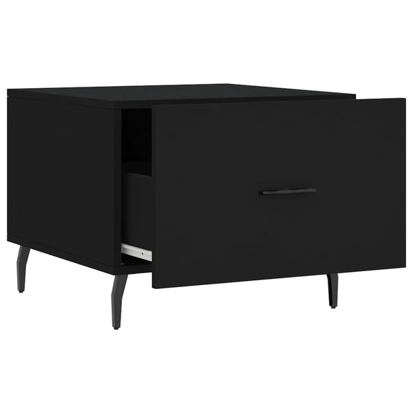 Schwarzer Couchtisch 50x50 cm