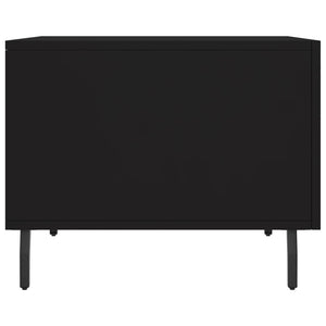 Schwarzer Couchtisch 50x50 cm