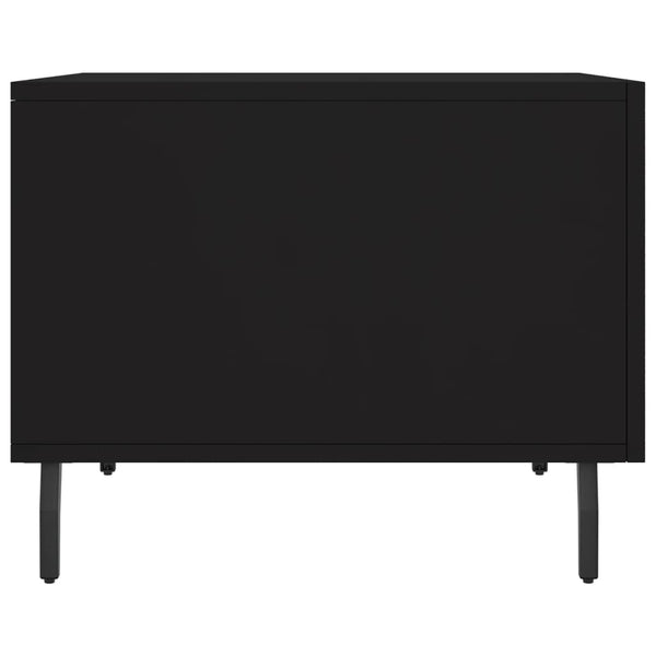 Schwarzer Couchtisch 50x50 cm