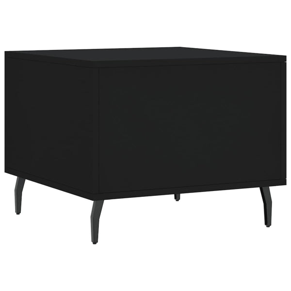 Schwarzer Couchtisch 50x50 cm