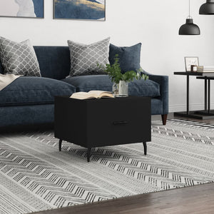 Schwarzer Couchtisch 50x50 cm
