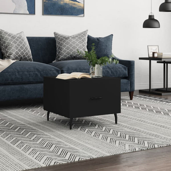 Schwarzer Couchtisch 50x50 cm