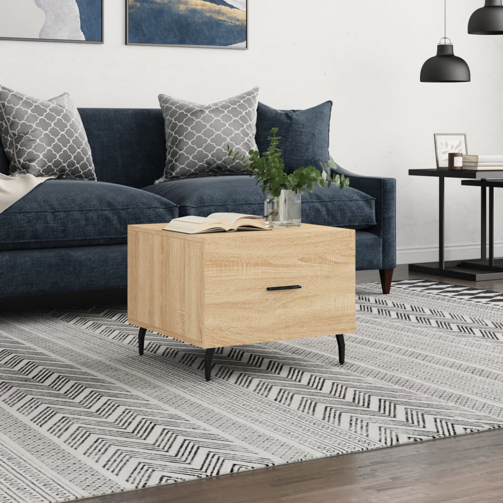 Sonoma Eiche Couchtisch 50x50 cm