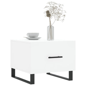 Couchtische 2er Set, Weiß 50x50 cm