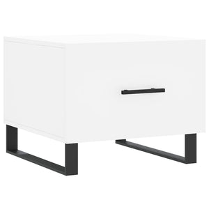 Couchtische 2er Set, Weiß 50x50 cm