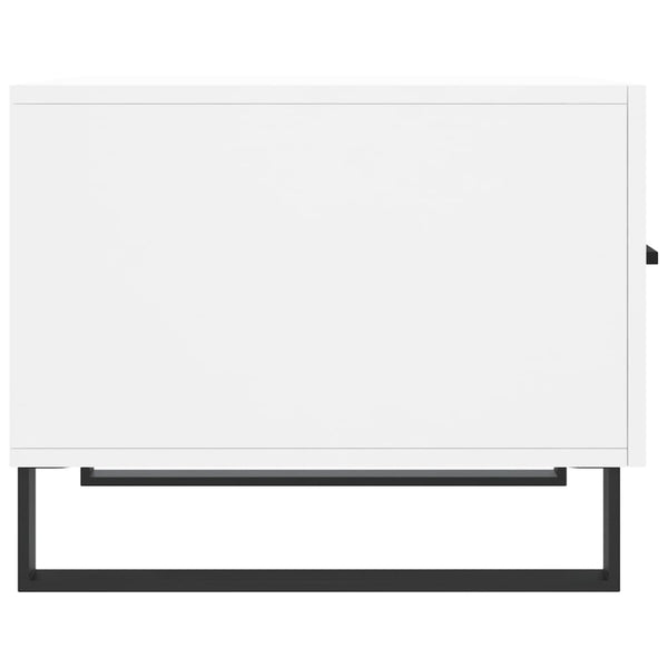 Couchtische 2er Set, Weiß 50x50 cm