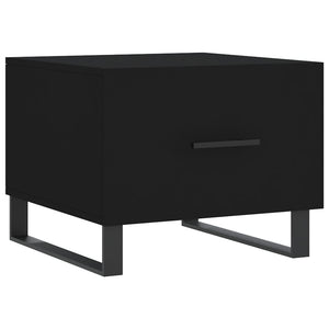 Schwarze Couchtische 2er Set 50x50 cm
