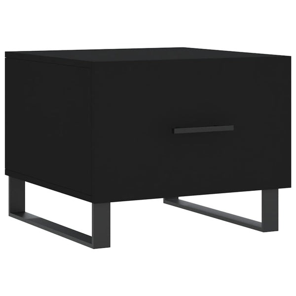 Schwarze Couchtische 2er Set 50x50 cm