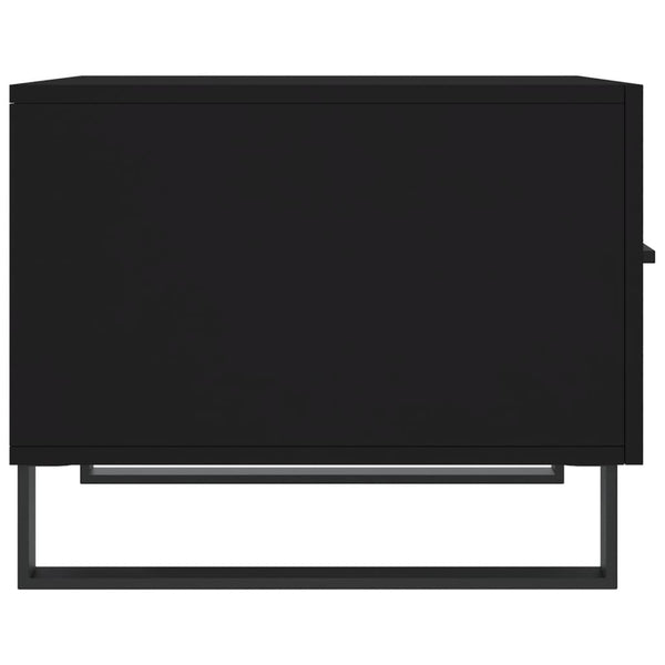 Schwarze Couchtische 2er Set 50x50 cm