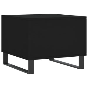 Schwarze Couchtische 2er Set 50x50 cm