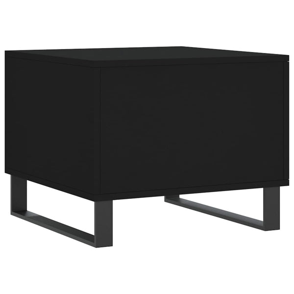 Schwarze Couchtische 2er Set 50x50 cm