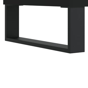 Schwarze Couchtische 2er Set 50x50 cm