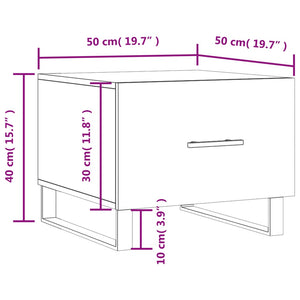 Couchtische 2er Set Sonoma-Eiche