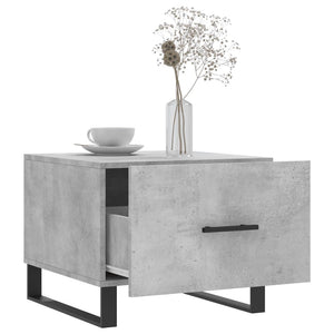 Betongrauer Couchtisch 50x50 cm