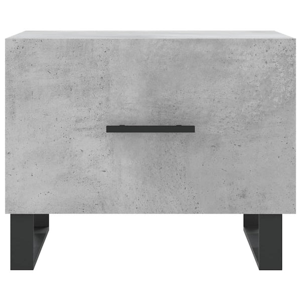 Betongrauer Couchtisch 50x50 cm