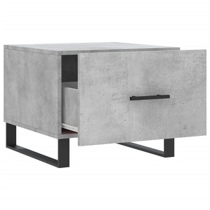 Betongrauer Couchtisch 50x50 cm