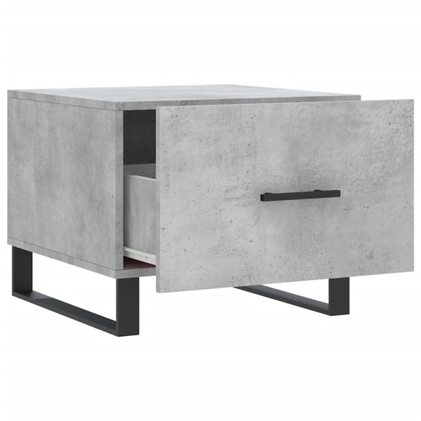 Betongrauer Couchtisch 50x50 cm