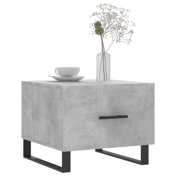 Couchtische 2er-Set Betongrau 50x50 cm